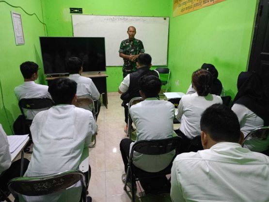 Kegiatan Fisik Mental dan Disiplin Dengan KORAMIL Kelas Kursus Bahasa Korea Intensif Persiapan G to G Korea Angkatan 141
