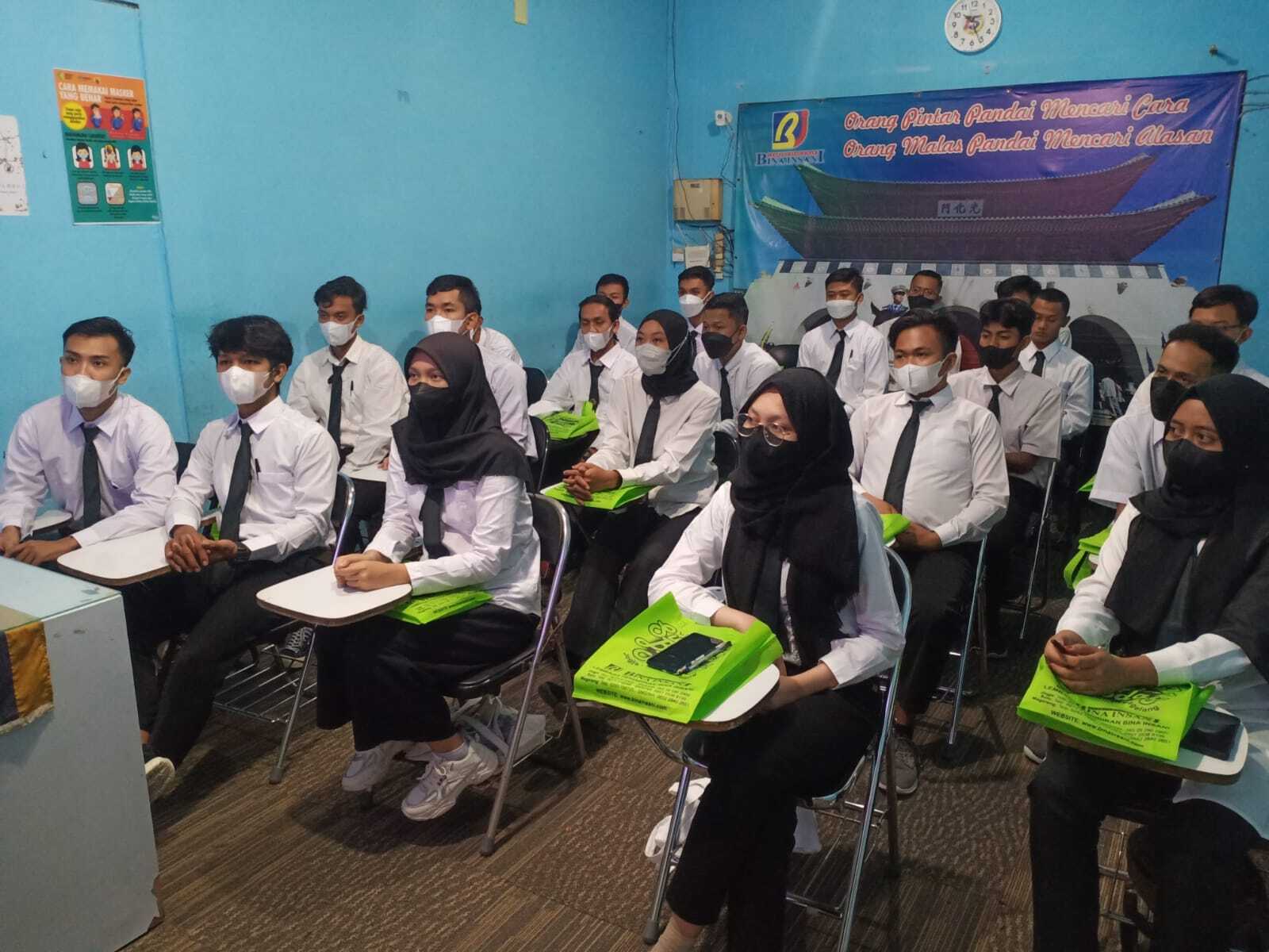 Pembukaan Kelas Kursus Bahasa Korea Intensif Persiapan G to G Korea Angkatan 134 Bina Insani MTC 