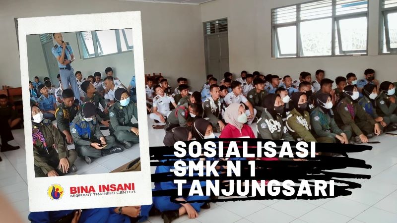 Sosialisasi program kerja ke luar negeri G to G Korea dan tG/SSW Jepang di SMK N 1 Tanjungsari 
