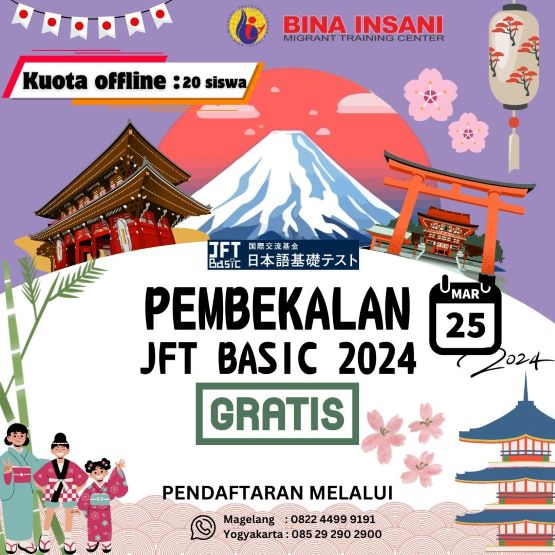 PEMBEKALAN JFT BASIC 2024 KUPAS TUNTAS SOAL SOAL JFT BASIC