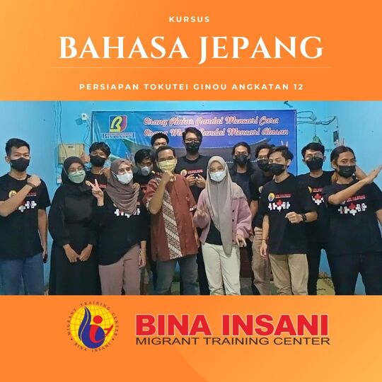 Penutupan Kelas Kursus Bahasa Jepang Intensif Persiapan Tokutei Ginou dan Specified Skilled Worker Angkatan 12 Bina Insani Migrant Training Center